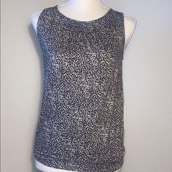 LOFT Tops - Loft Black, Grey & Light Pink Sleeveless Tank Top